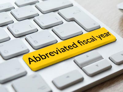 Abbreviated fiscal year with SLT Consulting